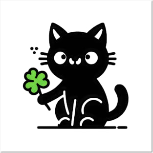 St Patrick's Day Cat Posters and Art